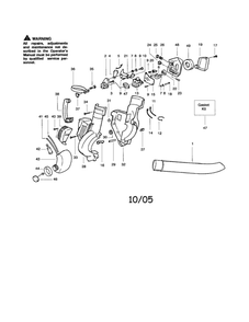 Part Location Diagram of 530049883 Weed Eater Housing-Right